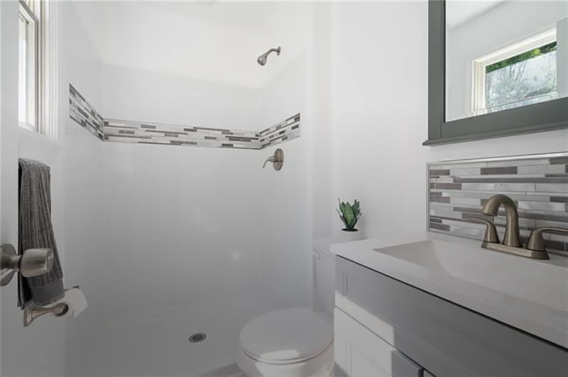 walk-in shower